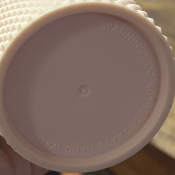 New Astor Drinkware Jilly Box Pink Matte Studded Tumbler Jillian Harris - Picture 5 of 6